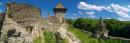 Nevytske. Panorama Nevytske castle (from north), Zakarpattia Region, Panorams 