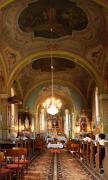 Perechyn. Under arches of church of St. Augustine, Zakarpattia Region, Churches 