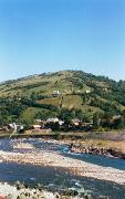 Rakhiv. Steep slope of valley of river Tisa, Zakarpattia Region, Rivers 