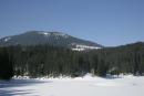 Reserve Synevyr. Frozen Synevyr, Zakarpattia Region, National Natural Parks 