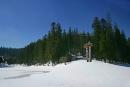 Reserve Synevyr. Thaw at Synevyr Bank, Zakarpattia Region, National Natural Parks 