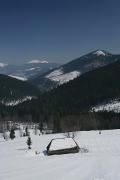 Reserve Synevyr. Mount Kleva (1228 m) above Synevyr, Zakarpattia Region, National Natural Parks 