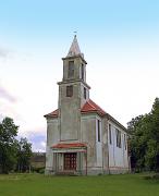 Solotvyno. Front facade of church of St. Stephen's, Zakarpattia Region, Churches 