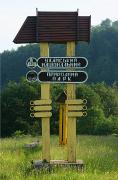 Uzhanskyi National Park. Sign, Zakarpattia Region, National Natural Parks 