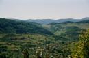 Uzhanskyi Reserve. Picturesque village Uzhok, Zakarpattia Region, National Natural Parks 