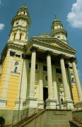 Uzhgorod. Colonnade Holy Cross Cathedral, Zakarpattia Region, Churches 