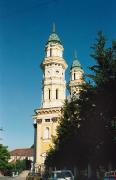 Uzhgorod. Exaltation of Cross Cathedral bell tower, Zakarpattia Region, Churches 
