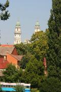 Uzhgorod. Highest bell tower of city, Zakarpattia Region, Churches 