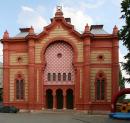 Uzhgorod. Front facade Philharmonic, Zakarpattia Region, Churches 