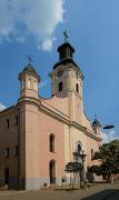 Uzhgorod. Front facade of church of St George, Zakarpattia Region, Churches 