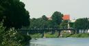 Uzhgorod. Footbridge, Zakarpattia Region, Rivers 