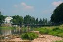 Uzhgorod. On river bank Uzh, Zakarpattia Region, Rivers 