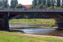 Uzhgorod. Road bridge across river Uzh, Zakarpattia Region, Rivers 