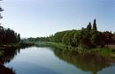 Uzhgorod. Wide river bed Uzh, Zakarpattia Region, Rivers 