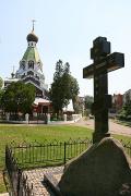 Uzhgorod. Protection Church and memorial cross, Zakarpattia Region, Churches 