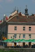 Uzhgorod. Cafe on waterfront, Zakarpattia Region, Cities 