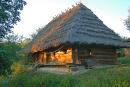 Uzhgorod. Houses at Museum Ethnography, Zakarpattia Region, Museums 