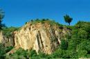 Uzhgorod. Neogene limestone outcrop, Zakarpattia Region, Geological sightseeing 