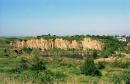 Uzhgorod. General view Radvanka basalt quarry, Zakarpattia Region, Geological sightseeing 