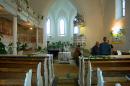 Hust. Interior of Lutheran Church Saint Elizabeth, Zakarpattia Region, Churches 