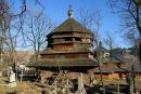 Yasinia. Bell tower of church Strukivska, Zakarpattia Region, Churches 