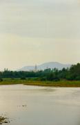 Drotyntsi. Rural churches over Tisa, Zakarpattia Region, Rivers 