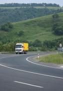 E50 road climbs up Veretsky pass (839 m), Zakarpattia Region, Roads 