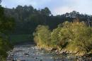 Rocky river bed waiting for rainy Tisa in mountains, Zakarpattia Region, Rivers 