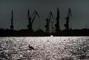 Berdiansk. Man and port, Zaporizhzhia Region, Cities 