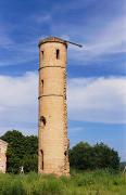 Vasylivka. Round tower palace Popov, Zaporizhzhia Region, Country Estates 