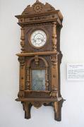 Vasylivka. Wall clock in open-air museum, Zaporizhzhia Region, Museums 