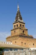 Vasylivka. Multi-storey pyramid-shaped tower, Zaporizhzhia Region, Country Estates 