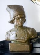 Guliaypole. Museum bust of Nestor Makhno, Zaporizhzhia Region, Monuments 