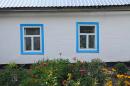 Guliaypole. Rustic window of city, Zaporizhzhia Region, Country Estates 