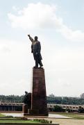 Zaporizhzhia. Monument Lenin on Dnieper banks, Zaporizhzhia Region, Lenin's Monuments 