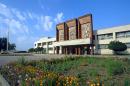 Zaporizhzhia. Front facade of palace of Youth, Zaporizhzhia Region, Cities 