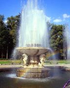 Zaporizhzhia. Jet fountain in park Oak Forest, Zaporizhzhia Region, Cities 