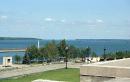 Zaporizhzhia. Dnieper reservoir and lighthouse, Zaporizhzhia Region, Cities 