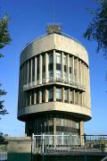 Zaporizhzhia. New tower gateway Dniproges, Zaporizhzhia Region, Civic Architecture 