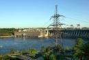 Zaporizhzhia. Turbine hall 1 and Dniproges dam, Zaporizhzhia Region, Cities 