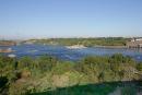 Zaporizhzhia. Islands and rocks downstream of dam, Zaporizhzhia Region, Cities 