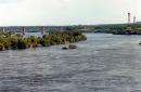 Zaporizhzhia. Sluice dam and rock Average, Zaporizhzhia Region, Cities 