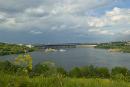 Zaporizhzhia. Islands and rocks near dam Dnieper, Zaporizhzhia Region, Cities 