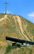 Zaporizhzhia. Mound in northern part of Khortytsia, Zaporizhzhia Region, Museums 