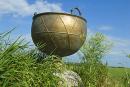 Zaporizhzhia. Cauldron for Cossack soup, Zaporizhzhia Region, Museums 