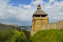 Zaporizhzhia. Palisades of reconstructed camp, Zaporizhzhia Region, Museums 