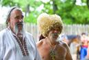 Zaporizhzhia. Horse theatre  whiskered elders, Zaporizhzhia Region, Peoples 