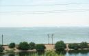 Kamianske. Railway causeway and Kakhov sea, Zaporizhzhia Region, Roads 
