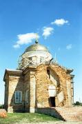 Prymorsk. Repair of front facade of Trinity church, Zaporizhzhia Region, Churches 