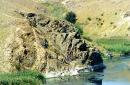 Radyvonivka. Granite rock Crystal, Zaporizhzhia Region, Geological sightseeing 